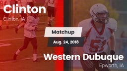 Matchup: Clinton  vs. Western Dubuque  2018