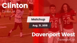 Matchup: Clinton  vs. Davenport West  2018