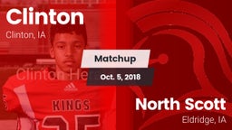 Matchup: Clinton  vs. North Scott  2018