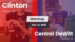 Matchup: Clinton  vs. Central DeWitt 2018