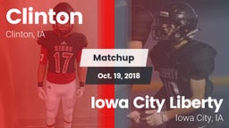 Matchup: Clinton  vs. Iowa City Liberty  2018
