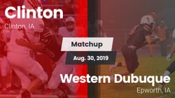 Matchup: Clinton  vs. Western Dubuque  2019
