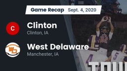 Recap: Clinton  vs. West Delaware  2020