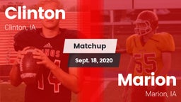 Matchup: Clinton  vs. Marion  2020