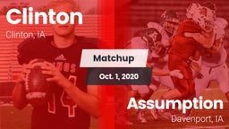 Matchup: Clinton  vs. Assumption  2020