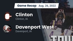 Recap: Clinton  vs. Davenport West  2022