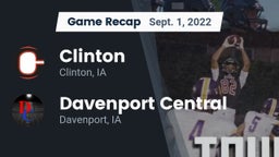 Recap: Clinton  vs. Davenport Central  2022