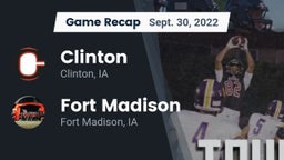 Recap: Clinton  vs. Fort Madison  2022