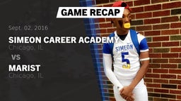 Recap: Simeon Career Academy  vs. Marist  2016