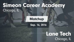 Matchup: Simeon  vs. Lane Tech  2016