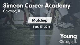 Matchup: Simeon  vs. Young  2016