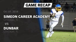 Recap: Simeon Career Academy  vs. Dunbar  2016