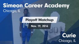 Matchup: Simeon  vs. Curie  2016