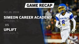 Recap: Simeon Career Academy  vs. Uplift  2016