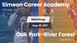 Matchup: Simeon  vs. Oak Park-River Forest  2017