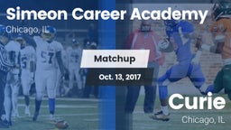 Matchup: Simeon  vs. Curie  2017