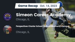 Recap: Simeon Career Academy  vs. Perspectives Charter School (Auburn Gresham) Campus 2023