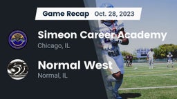 Recap: Simeon Career Academy  vs. Normal West  2023
