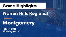 Warren Hills Regional  vs Montgomery  Game Highlights - Feb. 7, 2023