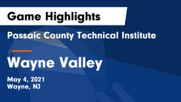 Passaic County Technical Institute vs Wayne Valley  Game Highlights - May 4, 2021
