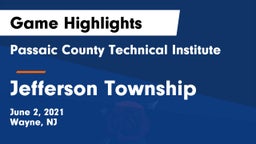 Passaic County Technical Institute vs Jefferson Township  Game Highlights - June 2, 2021