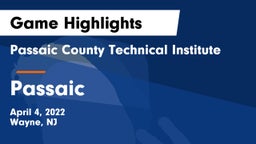 Passaic County Technical Institute vs Passaic  Game Highlights - April 4, 2022