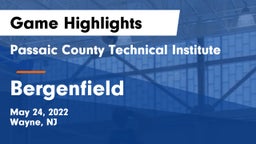 Passaic County Technical Institute vs Bergenfield  Game Highlights - May 24, 2022