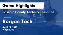 Passaic County Technical Institute vs Bergen Tech  Game Highlights - April 24, 2023