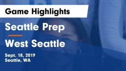 Seattle Prep vs West Seattle Game Highlights - Sept. 18, 2019