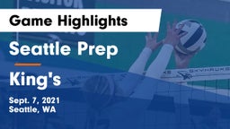 Seattle Prep vs King's  Game Highlights - Sept. 7, 2021