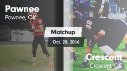 Matchup: Pawnee  vs. Crescent  2016