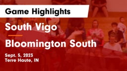 South Vigo  vs Bloomington South Game Highlights - Sept. 5, 2023