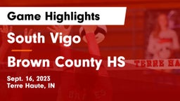 South Vigo  vs Brown County HS Game Highlights - Sept. 16, 2023
