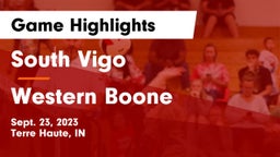 South Vigo  vs Western Boone Game Highlights - Sept. 23, 2023