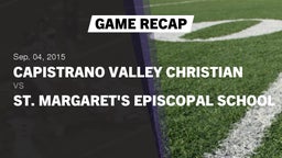 Recap: Capistrano Valley Christian  vs. St. Margaret's Episcopal School 2015