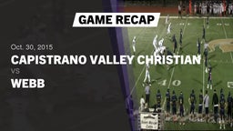 Recap: Capistrano Valley Christian  vs. Webb  2015