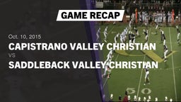 Recap: Capistrano Valley Christian  vs. Saddleback Valley Christian  2015