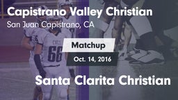 Matchup: Capistrano Valley Ch vs. Santa Clarita Christian 2016