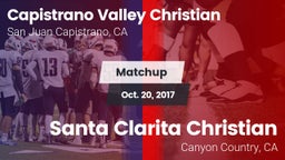Matchup: Capistrano Valley Ch vs. Santa Clarita Christian  2017