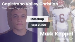 Matchup: Capistrano Valley Ch vs. Mark Keppel  2018