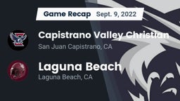 Recap: Capistrano Valley Christian  vs. Laguna Beach  2022