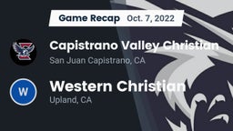 Recap: Capistrano Valley Christian  vs. Western Christian  2022