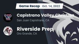 Recap: Capistrano Valley Christian  vs. Riverside Prep  2022