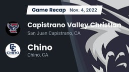 Recap: Capistrano Valley Christian  vs. Chino  2022