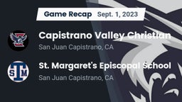 Recap: Capistrano Valley Christian  vs. St. Margaret's Episcopal School 2023