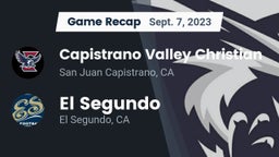 Recap: Capistrano Valley Christian  vs. El Segundo  2023