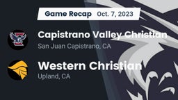 Recap: Capistrano Valley Christian  vs. Western Christian  2023