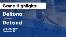 Deltona  vs DeLand  Game Highlights - Dec. 21, 2019