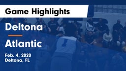 Deltona  vs Atlantic  Game Highlights - Feb. 4, 2020