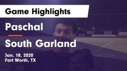 Paschal  vs South Garland  Game Highlights - Jan. 18, 2020